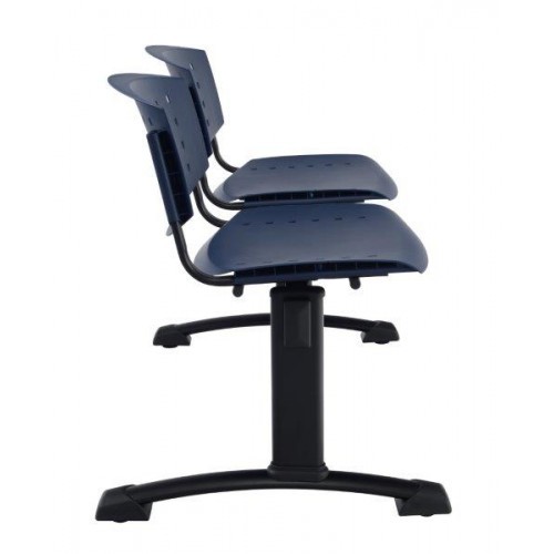 Plastová lavice do čekáren LAYER - 2-5 sedadel - výběr barevného provedení 